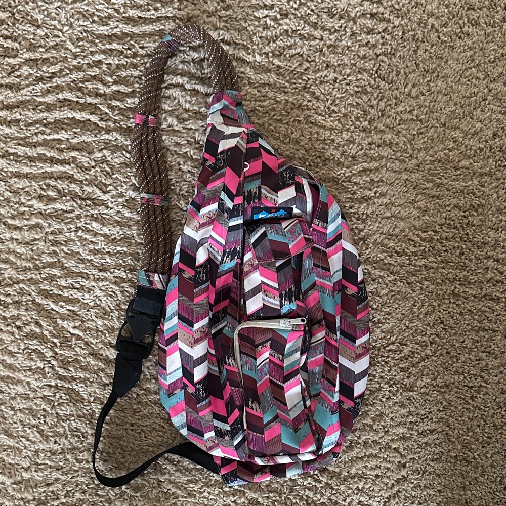 Kavu Multicolor Chevron Backpack